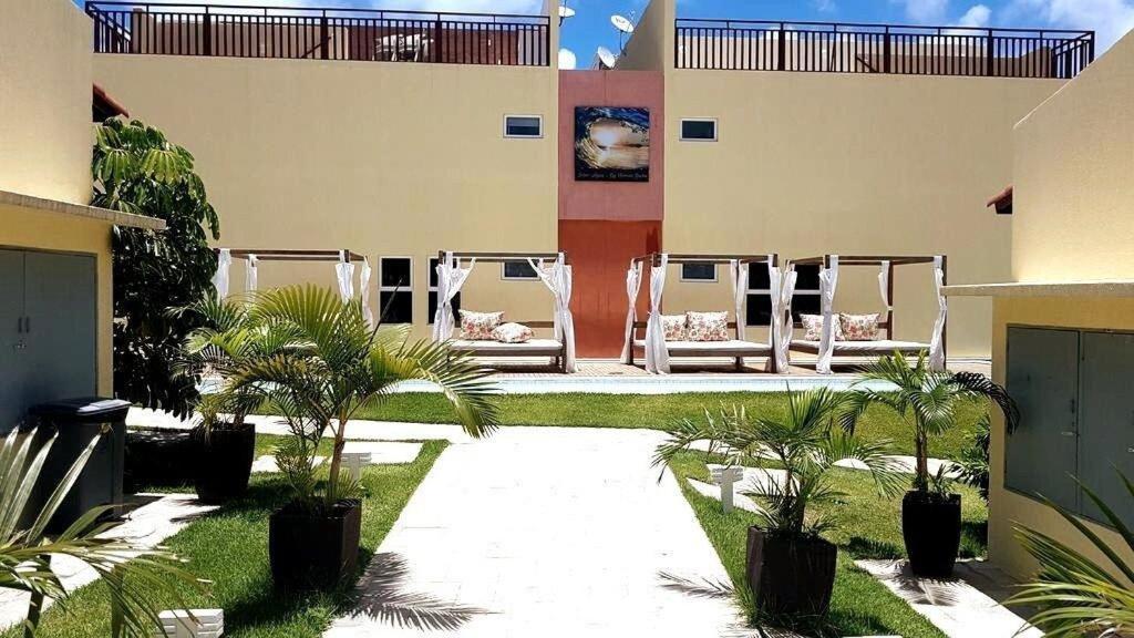 Praia de Pipa Solar Agua Flats De Frente Para Piscina מראה חיצוני תמונה